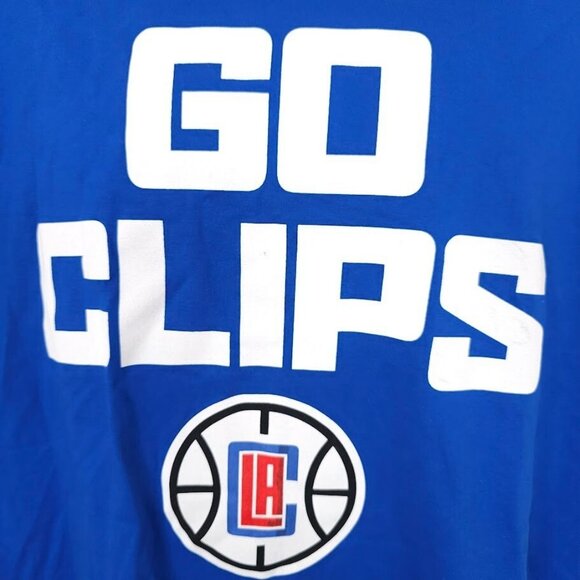 LA Clippers T Shirt Mens Size XL Blue Los Angeles NBA Basketball Go Clips - Picture 3 of 7
